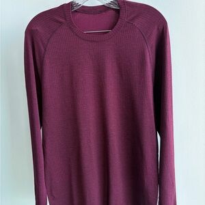 lululemon athletica Burgundy Long Sleeve Shirt